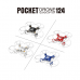 FQ777-124 Pocket Drone 4CH 6Axis Gyro Drone With Switchable Controller  RTF