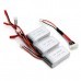 3 x Upgrade 7.4V 1000mAh Li-Po Battery & 1 to 3 Charging Cable for MJX X600 RC Hexacopter