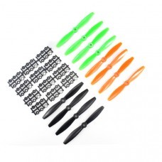 6 Pairs Gemfan 6040 Bullnose CW CCW ABS Propellers For ZMR250 QAV250 280 180 RC Multirotors