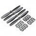 2 Pairs Gemfan 6040 Bullnose 6x4 Inch ABS Propeller Prop CW/CCW For Multicopter