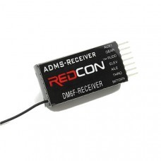 Redcon DM6F 2.4G 6CH DMSS Parkflyer Receiver For JR XG6 XG7 XG8 XG11