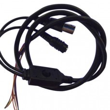OSD Cable for 1000TVL 1/3 CCD 1.7mm 5MP 360 Degree Wide Angle Fisheye Lens FPV Camera