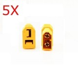 5X Amass XT60-D XT60 Male To T Plug Female Connector Converter Adapter