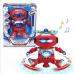 Electric Space Intelligent Robot Multicolor Shine Cool Dancing Robot Toy