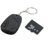808 Car Key Chain Micro Camera Pocket Camcorder&16GB MicroSD TF Memory Card