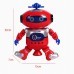 Electric Space Intelligent Robot Multicolor Shine Cool Dancing Robot Toy