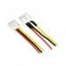 Balance Charging Terminal 2s 1p male and 1p female 24AWG Silicone Charging Cable