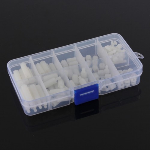 M3 Nylon Hex Spacers Screw Nut Assortment Kit Accessories Set - FREE ...