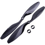 12x3.8 1238 Carbon Fiber Cw CCW Propeller For Rc Drone