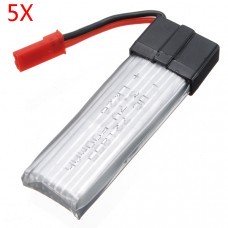 5 x WLtoys V959 V212 V222 RC Drone Parts 3.7V 500mAh JST Battery