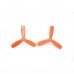 2 Pairs Gemfan 4 Inch 4045 Bullnose Glass Fiber Nylon Clover Propeller 3 Leaf Blade CW CCW