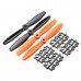 2 Pairs Gemfan 6040 Bullnose 6x4 Inch Glass Fiber Nylon Propeller Prop CW/CCW For RC Multicopter