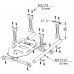 Universal Battery Hanging Part Mount Holder Aluminum CNC For RC Multirotor