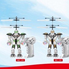 Remote Control RC Flying Gravity Sensing Robot Aircraft Toy Gift