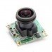 1000TVL 1/3 CCD 1.7mm 5MP 360 Degree Wide Angle Fisheye Lens HD FPV Camera NTSC PAL