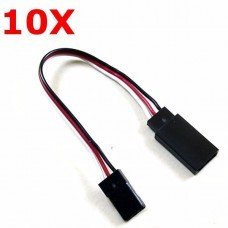 10X 10cm Servo 60-core Extension Wire Cable For FUTABA JR