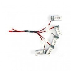 Nighthawk DM007 5Pcs 7.4V 400MAh LiPo Battery And Charging Cable