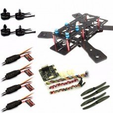 EMAX Nighthawk 250 Carbon Fiber Frame Combo CC3D MT2204 Motor 12A ESC