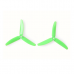 2 Pairs Gemfan 5040 Bullnose 3 Blade PC Propeller CW/CCW For RC Multirotors Black Green Orange