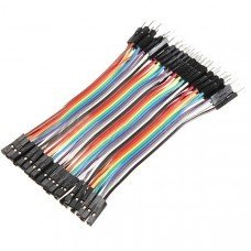 40 x 10cm Male To Female Jumper Wires Calbe 2.54mm