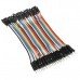 40 x 10cm Male To Female Jumper Wires Calbe 2.54mm