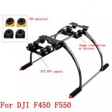 FPV DIY CNC Landing Skid For DJI F450 F550 RC Models