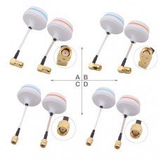 FPV 5.8G Gain Petals Clover Mushrooms Antenna TX/RX Set