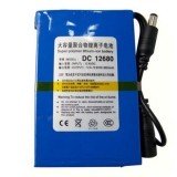 DC 12680 6800mAh Capacity Rechargeable Lithium Battery for CCTV Camera
