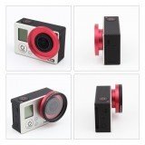 Aluminum Alloy UV Lens Filter Ring Adapter For GoPro Hero 3+