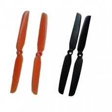 2 Pairs Gemfan 6x3 6030 propellers CW/CCW For ZMR250 QAV250 Drone Black & Orange