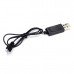 H107C-002 5x3.7V 240mAh Battery 2 to 5 Cable USB Charging Cable