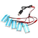 5 X 3.7V 750mAh Battery + Charging Cable For V636 V686 V686K V686J