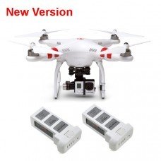 New Version DJI Phantom 2 H3-3D Gimbal with 2 Batteries