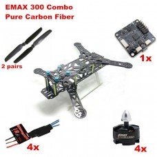 Emax Transformer 300 Carbon Fibre Frame Combo CC3D MT2204 12A ESC