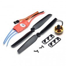 1806 2400KV Brushless Motor Simonk 12A 2-3S ESC 6030 propeller