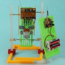 DIY Electric Remote Control Robot Educational Assembly Model for Children