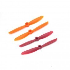 2 Pairs DYS 5045 CW CCW Propeller Red Orange for QAV250 250