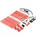 Kingkong 210GT Carbon Fiber 5V 12V BEC PDB Motor Cover Protection Frame w/ 10 Pairs 5040 Propeller