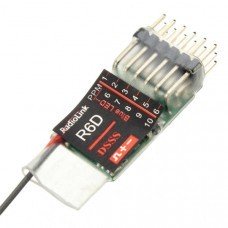 RadioLink 2.4G 6CH DSSS R6D PPM PWM Dual Mode Output Receiver For AT9 AT10