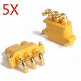 5 Pairs Amass MR30PW Connector Plug Female & Male