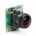 1000TVL 1/3 CCD 1.7mm 5MP 360 Degree Wide Angle Fisheye Lens HD FPV Camera NTSC PAL