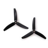 2 Pairs Gemfan 5040 5 Inch Glass Fiber Nylon Clover Propeller 3-Leaf Blade CW CCW Black Green Orange