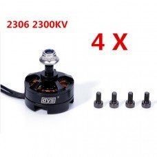 4 X DYS MR2306-2300KV Brushless Motor with M5 Screw Nut for Multicopters