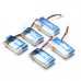 5 x 3.7V 150mAh 20C Battery & 1 To 5 Charging Cable for JJRC H30C H30W RC Drone