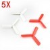 5X Eachine 3-Blade Propeller Prop 20Pcs for 7mm 8.5x20mm Coreless Motor DIY Micro FPV Drone