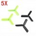 5X Eachine 3-Blade Propeller Prop 20Pcs for 7mm 8.5x20mm Coreless Motor DIY Micro FPV Drone