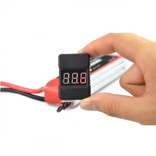 BX100 Battery Voltage Tester Low Voltage Alarm Buzzer For 18S Lipo