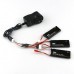 Hubsan H502S H502E RC Drone Spare Parts 3 x 7.4V 15C 610mAh Battery & Charger Set