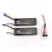 2 x 7.4V 10C 2700mAh Battery & 1 To 3 Charging Cable Set for Hubsan H501S X4 RC Drone