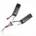 2 x 7.4V 10C 2700mAh Battery & 1 To 3 Charging Cable Set for Hubsan H501S X4 RC Drone